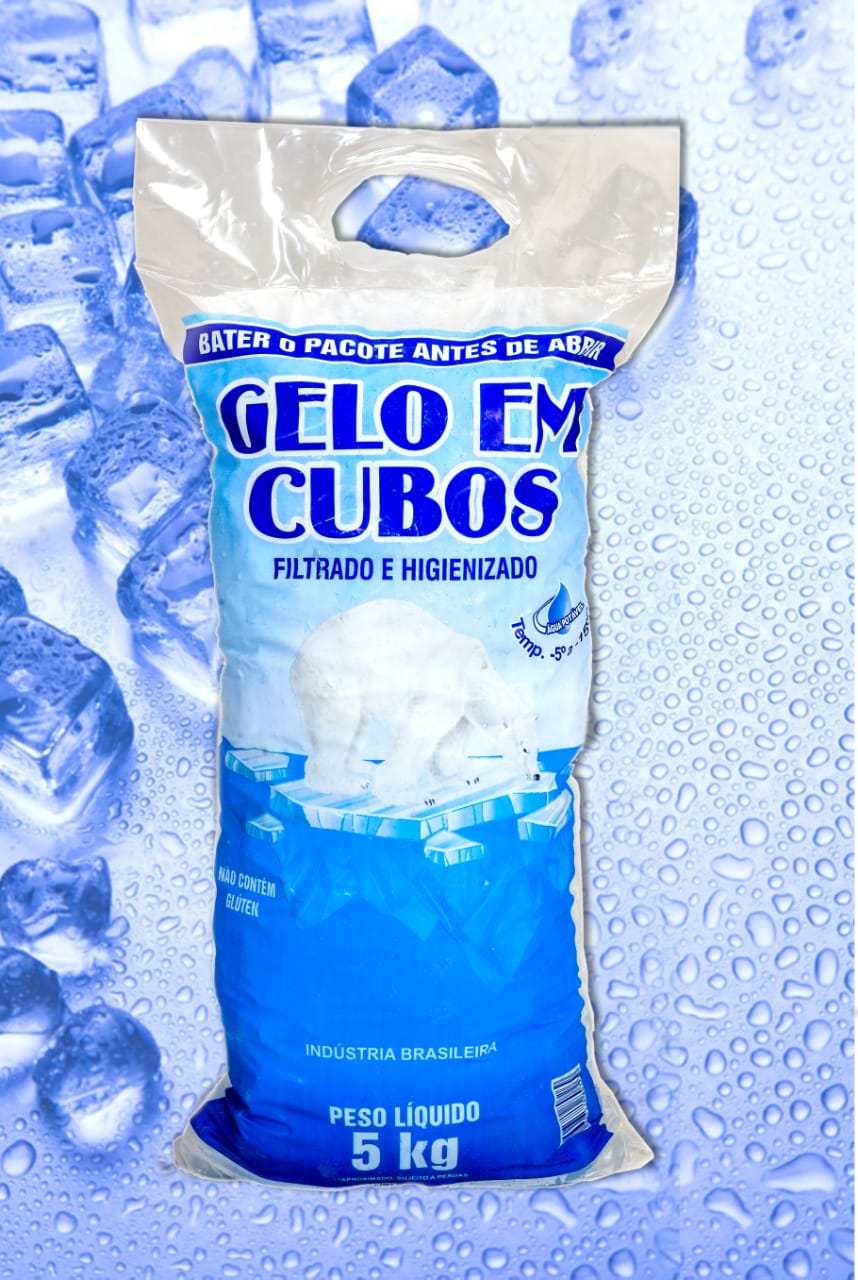 Embalagem P/ Gelo 5kg | Com Alça | Cód.  ...