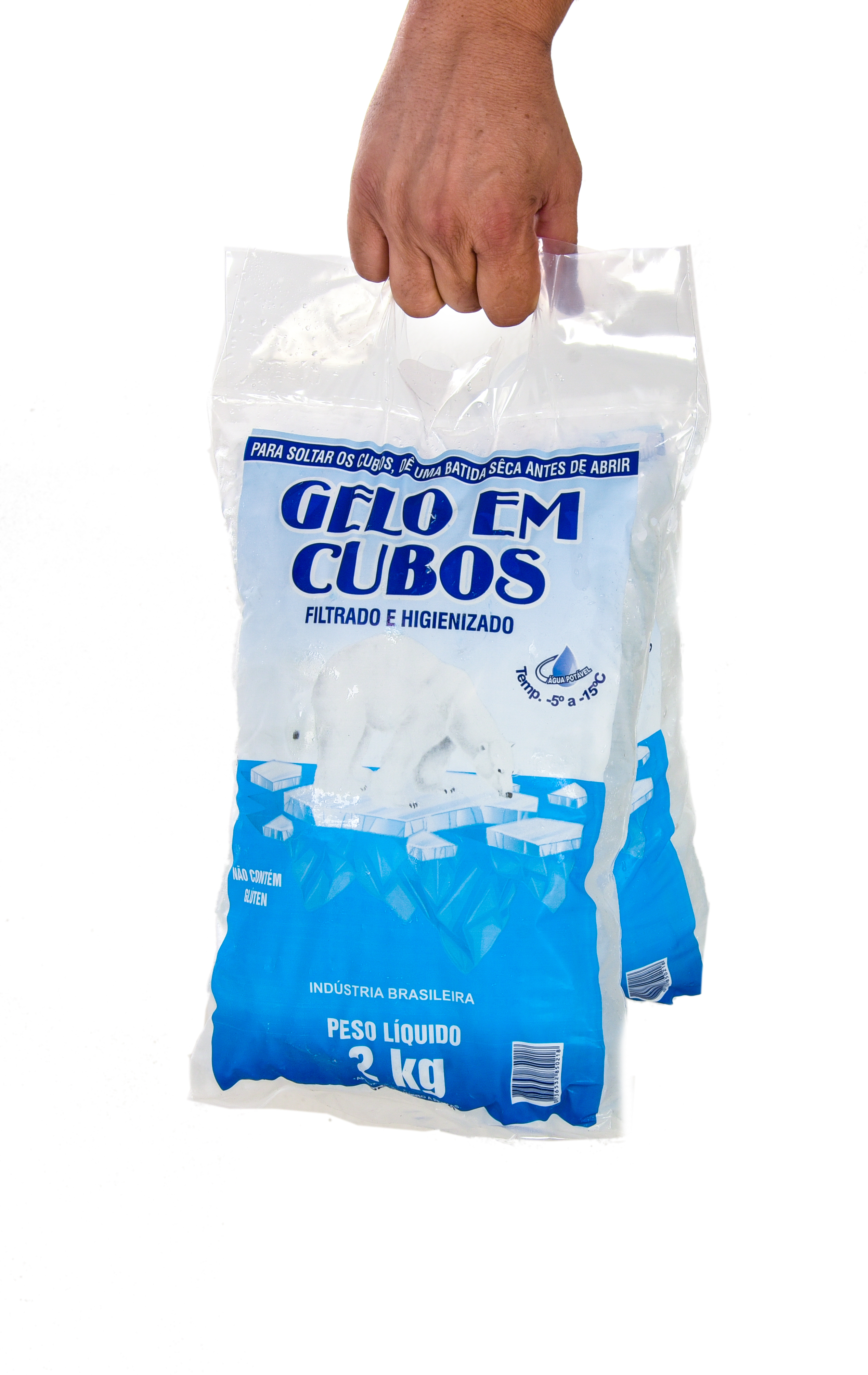 EMBALAGEM PARA GELO DE 3KG - 500 UND - C ...